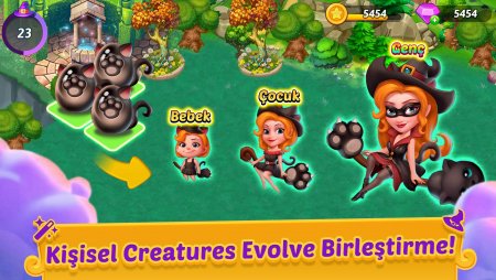 Merge Witches 5.11.0 Para Hileli Mod Apk indir