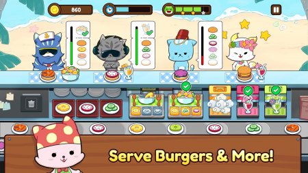 Burger Cats 0.3.16 Para Hileli Mod Apk indir