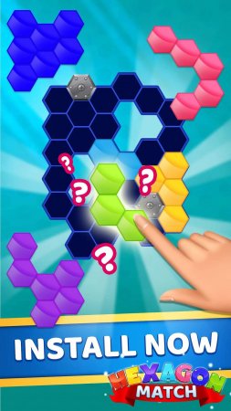 Hexagon Match 1.1.30 Para Hileli Mod Apk indir