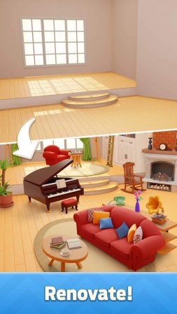 Mergedom: Home Design 2.0.0 Para Hileli Mod Apk indir