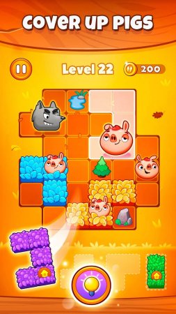 Pigs and Wolf - Block Puzzle 1.0.0.1 İpucu Hileli Mod Apk indir