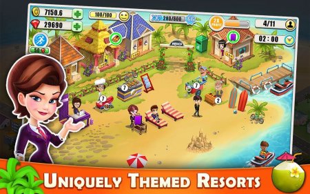 Resort Tycoon - Hotel Simulation 10.2 Elmas Hileli Mod Apk indir