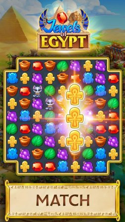 Jewels of Egypt - Match 3 Puzzle 1.23.2300 Para Hileli Mod Apk indir