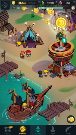 Idle Pirates: Sea Adventures and Business Tycoon 1.15 Para Hileli Mod Apk indir