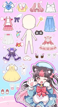 Anime Doll Dress Up Games 1.0.1 Kilitler Açık Hileli Mod Apk indir