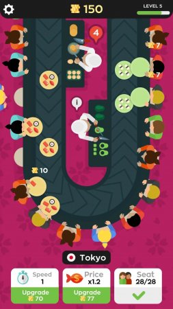 Sushi Bar Idle 2.7.11 Para Hileli Mod Apk indir