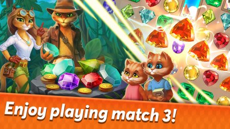 Indy Cat 2: Match 3 Game 2.1 Para Hileli Mod Apk indir