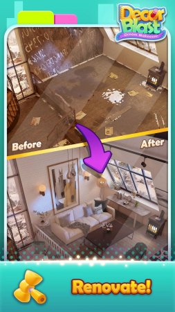 Decor Blast 1.0.6 Can Hileli Mod Apk indir