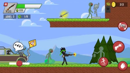 Stickman vs Zombies 1.5.27 Para Hileli Mod Apk indir