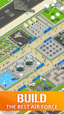 Idle Air Force Base 2.1.1 Para Hileli Mod Apk indir