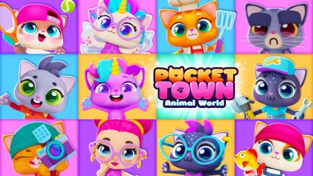 Pocket Town - Animal World 1.0.114 Reklamsız Hileli Mod Apk indir