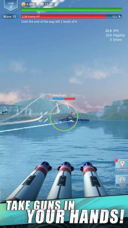 Idle Fleet Warship Shooter 0.36 Para Hileli Mod Apk indir