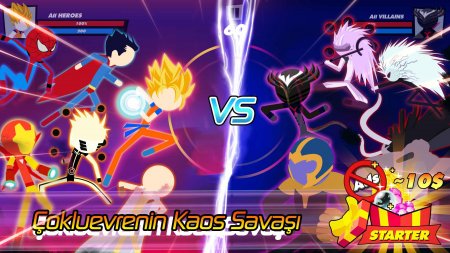 Super Stick Fight AllStar Hero 2.9 Para Hileli Mod Apk indir