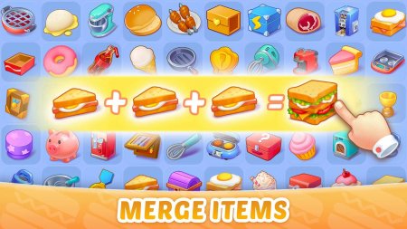 Merge Cooking: Restaurant Game 1.1.81 Para Hileli Mod Apk indir