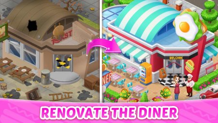 Merge Cooking: Restaurant Game 1.1.81 Para Hileli Mod Apk indir
