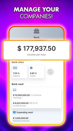 Business Empire: RichMan 1.23.03 Para Hileli Mod Apk indir