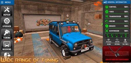 Russian Car Driver UAZ HUNTER 0.9.97 Para Hileli Mod Apk indir